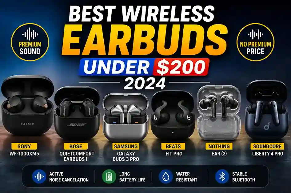 Best Wireless Earbuds Under $200 in 2024